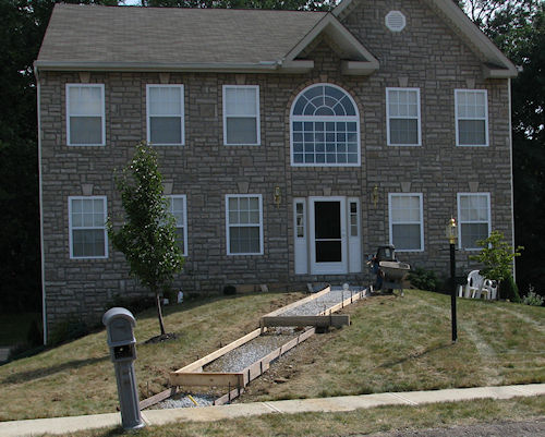 Front of the House, Walkway Framed