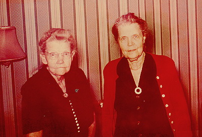 Clara Weeks and Annie Shonyo