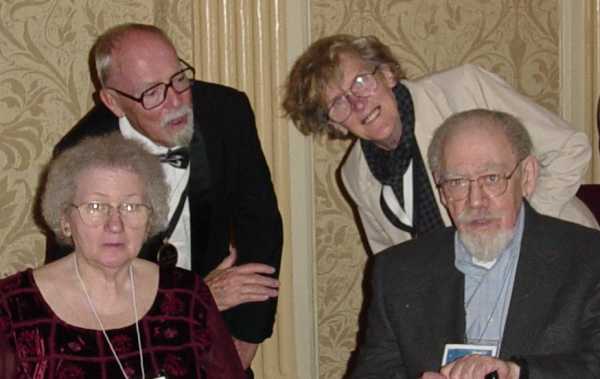 Harry Harrison, Katherine MacLean, Fruma and Phil Klass (aka William Tenn)