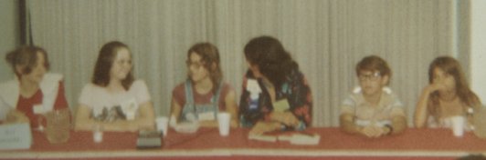 Kids in Fandom:  Lora Trimble, Kerry Kyle, Missy Pavlat, Peggy Rae Pavlat (Sapienza), Larry Wood, Dottie Bedard-Stefl