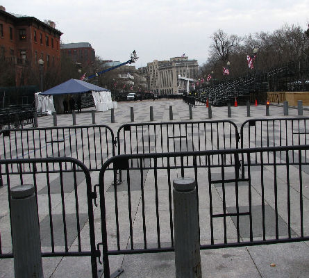 Lafayette Park Area and the Hay-Adams Off-the-Record Bar